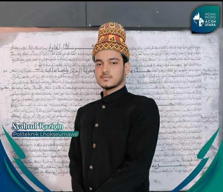 Syahrul Raziqin, Mahasiswa Jurusan Tata Niaga Juara Agam Duta Wisata Aceh Utara 2022